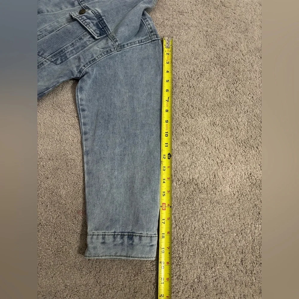 Loragal Blue Denim Jean Jacket Size L - Picture 11 of 11
